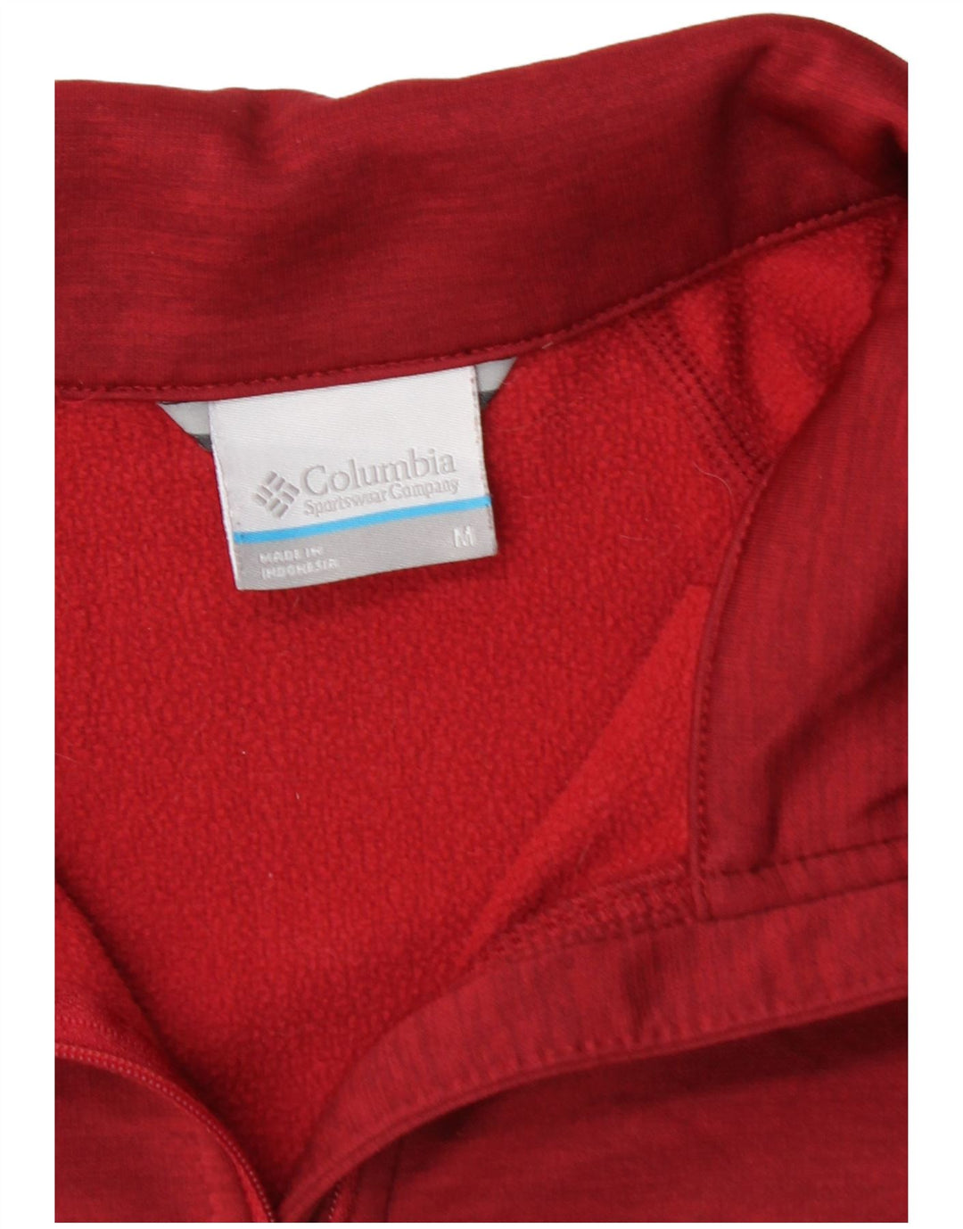 COLUMBIA Womens Tracksuit Top Jacket UK 12 Medium Red Polyester
