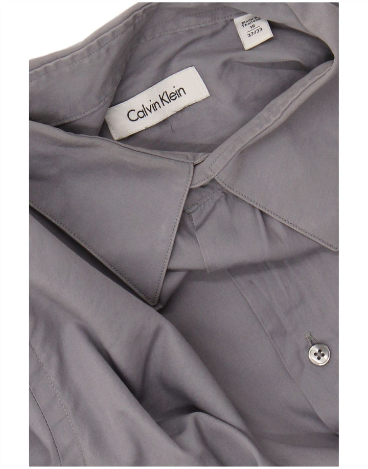 CALVIN KLEIN Mens Shirt Size 16 Large Blue