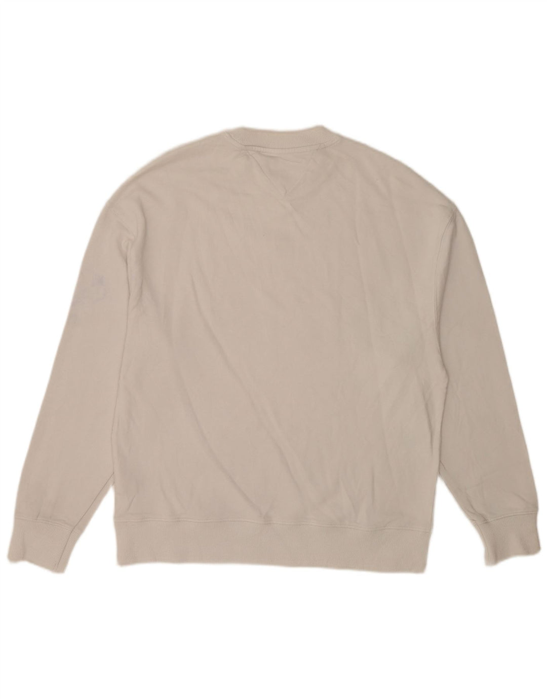 Tommy Hilfiger Hombre Sudadera Jumper Medium Blanco Algodón