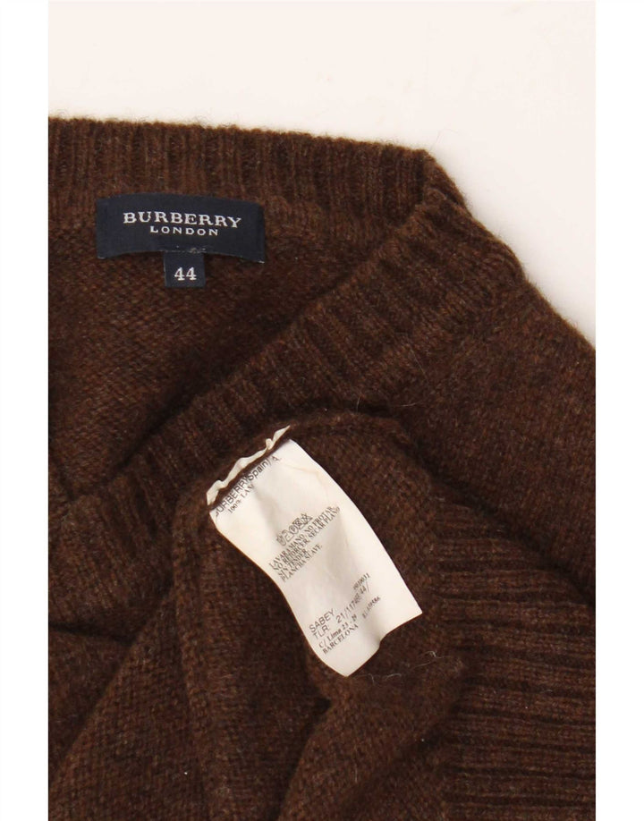 Canotta Canotta Donna Burberry IT 44 Lana Marrone Medio