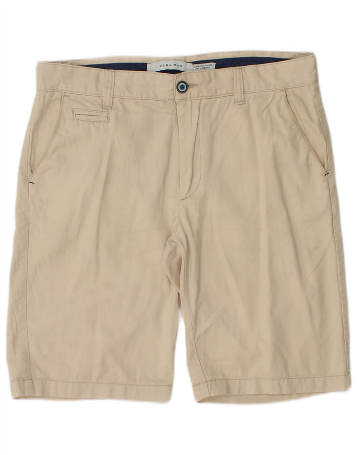 Pantaloncini chino da uomo Zara EU 40 medi W31 Beige