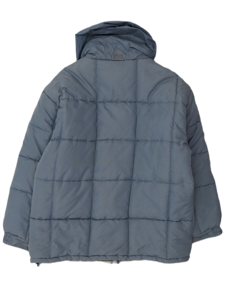 Vintage Mens Padded Jacket UK 40 Large Blue