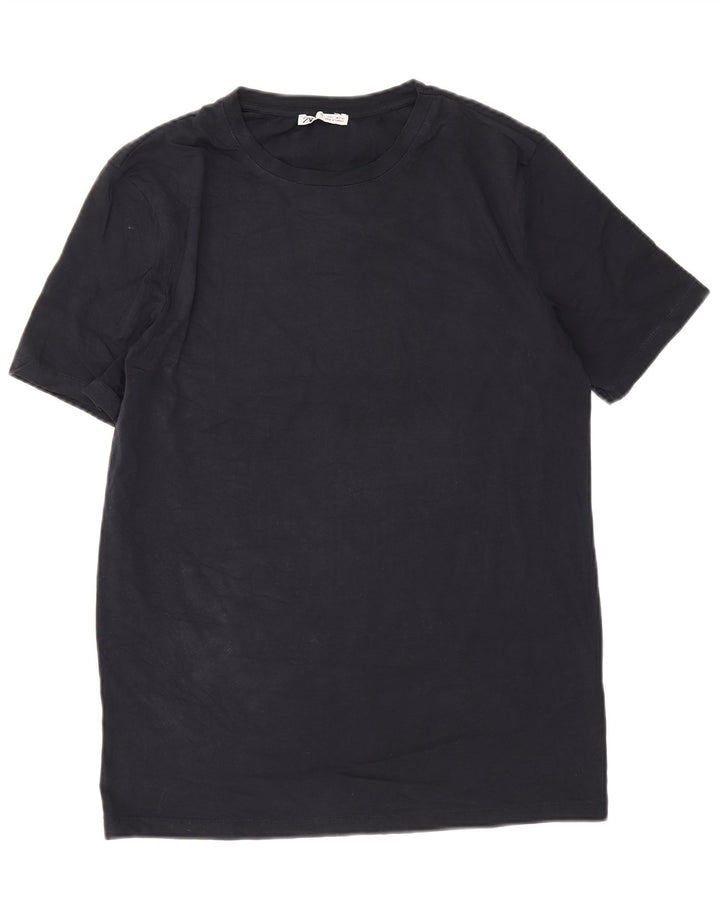 T-shirt Zara da uomo Top Large blu navy