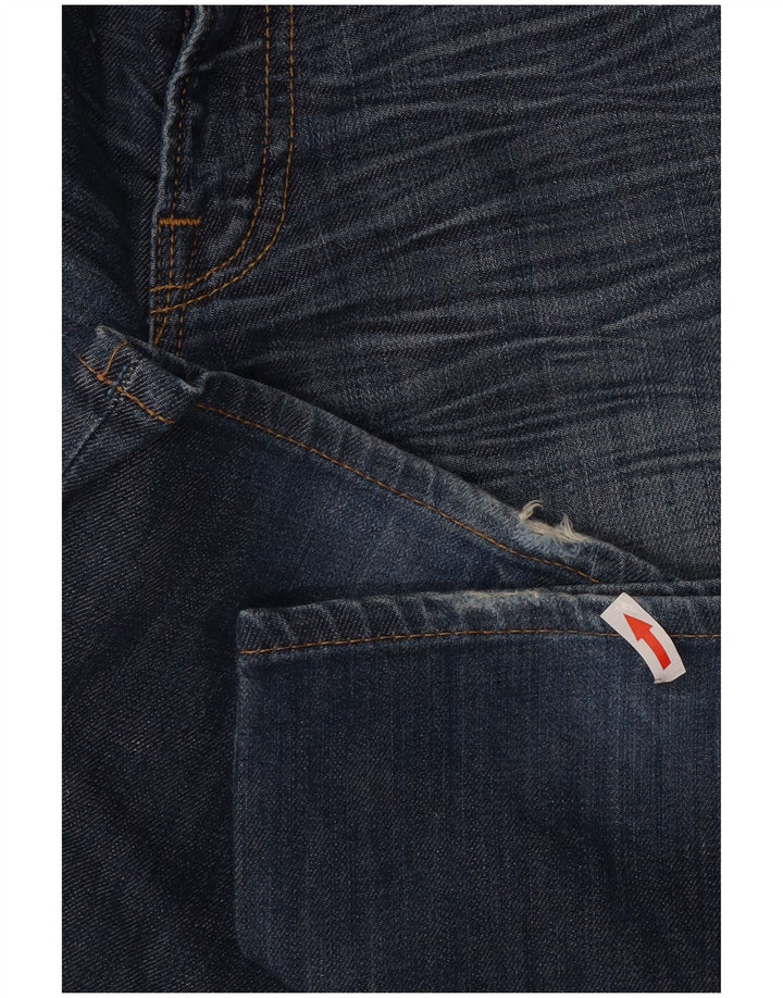 Lee Mens Marion Straight Jeans W30 L31 Blue Cotton