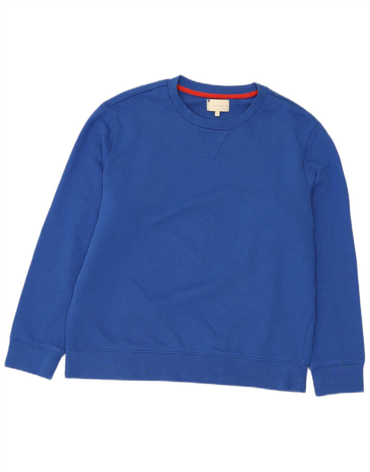 Bluza męska VINTAGE, duża, niebieska, bawełniana