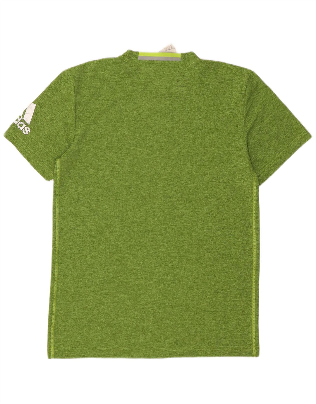 Adidas herre T-shirt top mellemgrøn flekket polyester