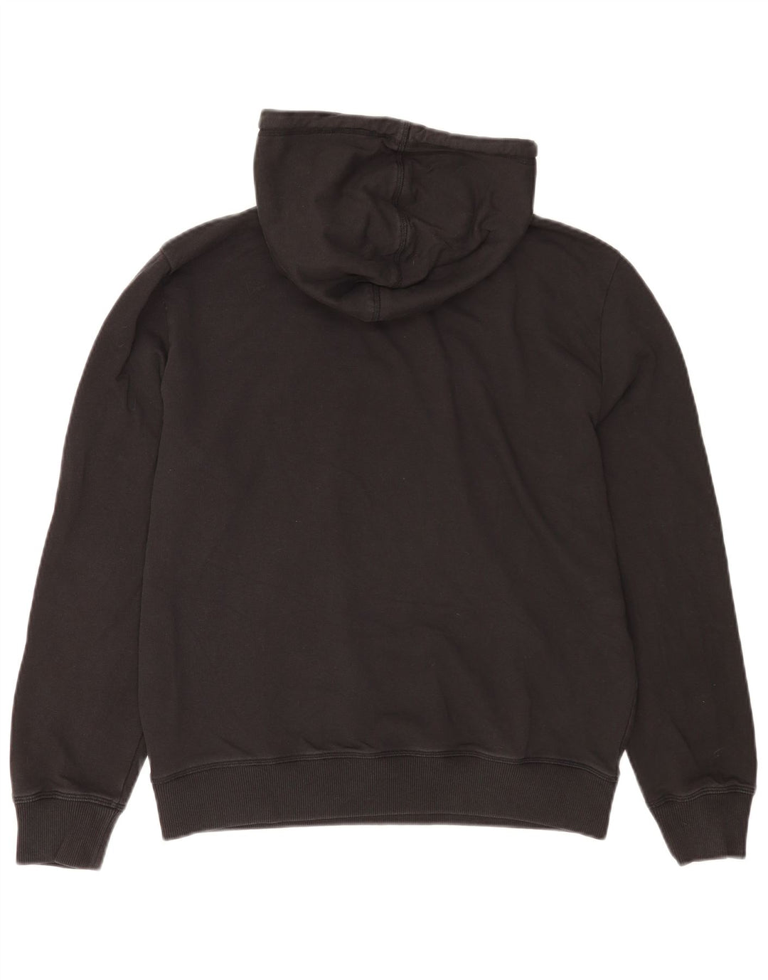 Marks & Spencer Mens Hoodie Jumper Medium Black Cotton