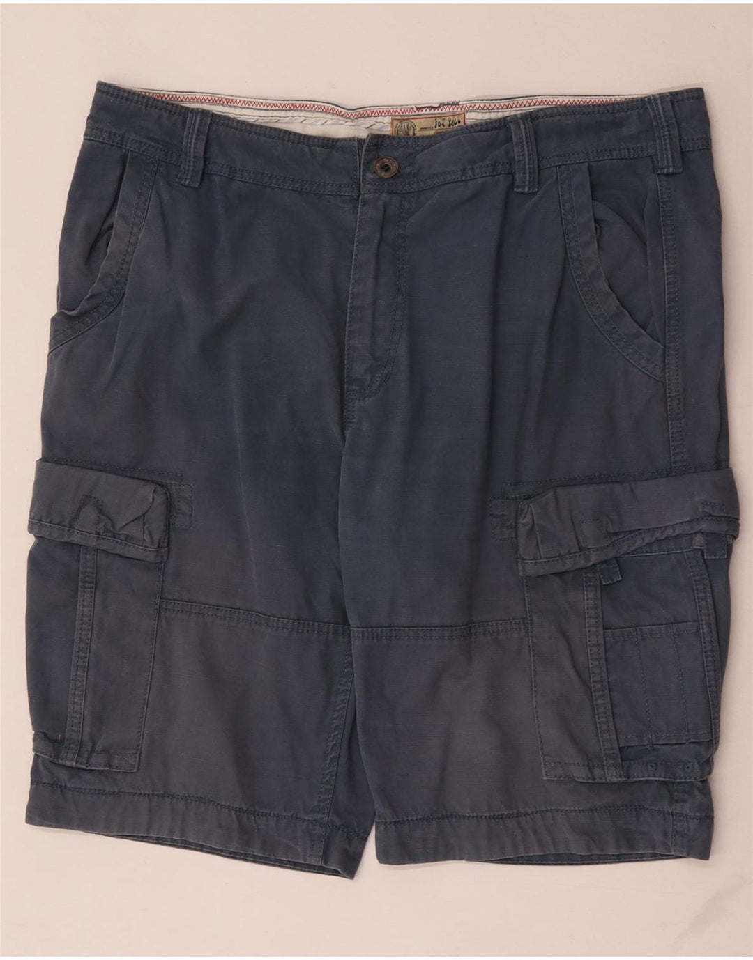 Fat Face Herre Cargo Shorts W38 XL Marineblå Bomuld