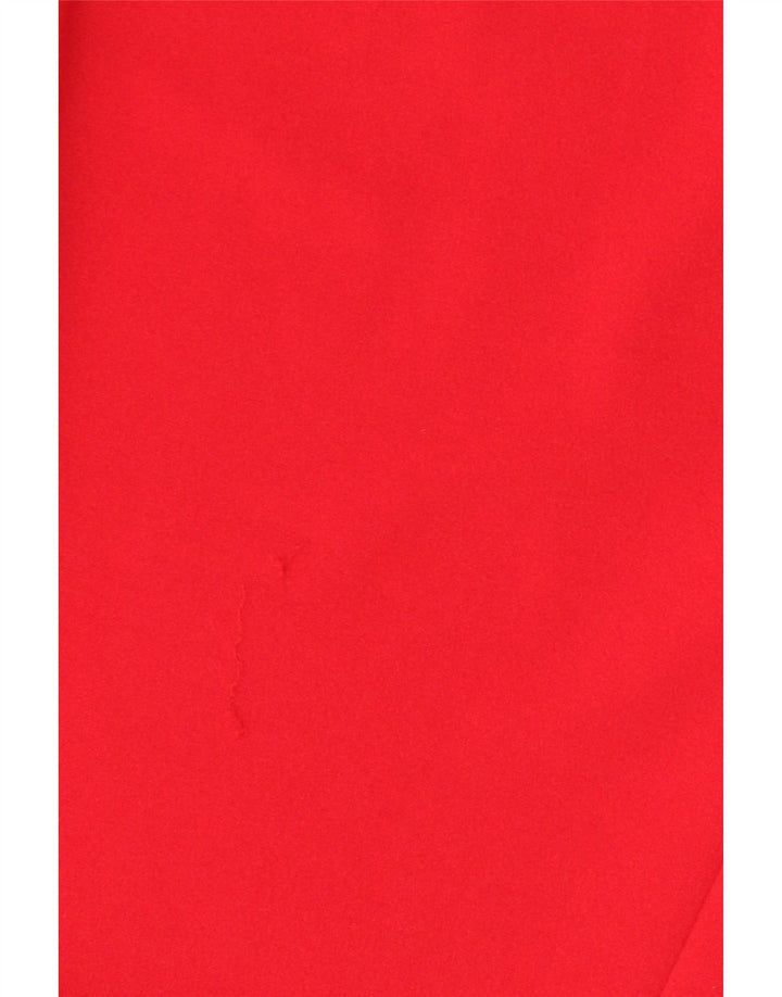 Calvin Klein Damen Ärmelloses Etuikleid UK 10 Small Rot Polyester
