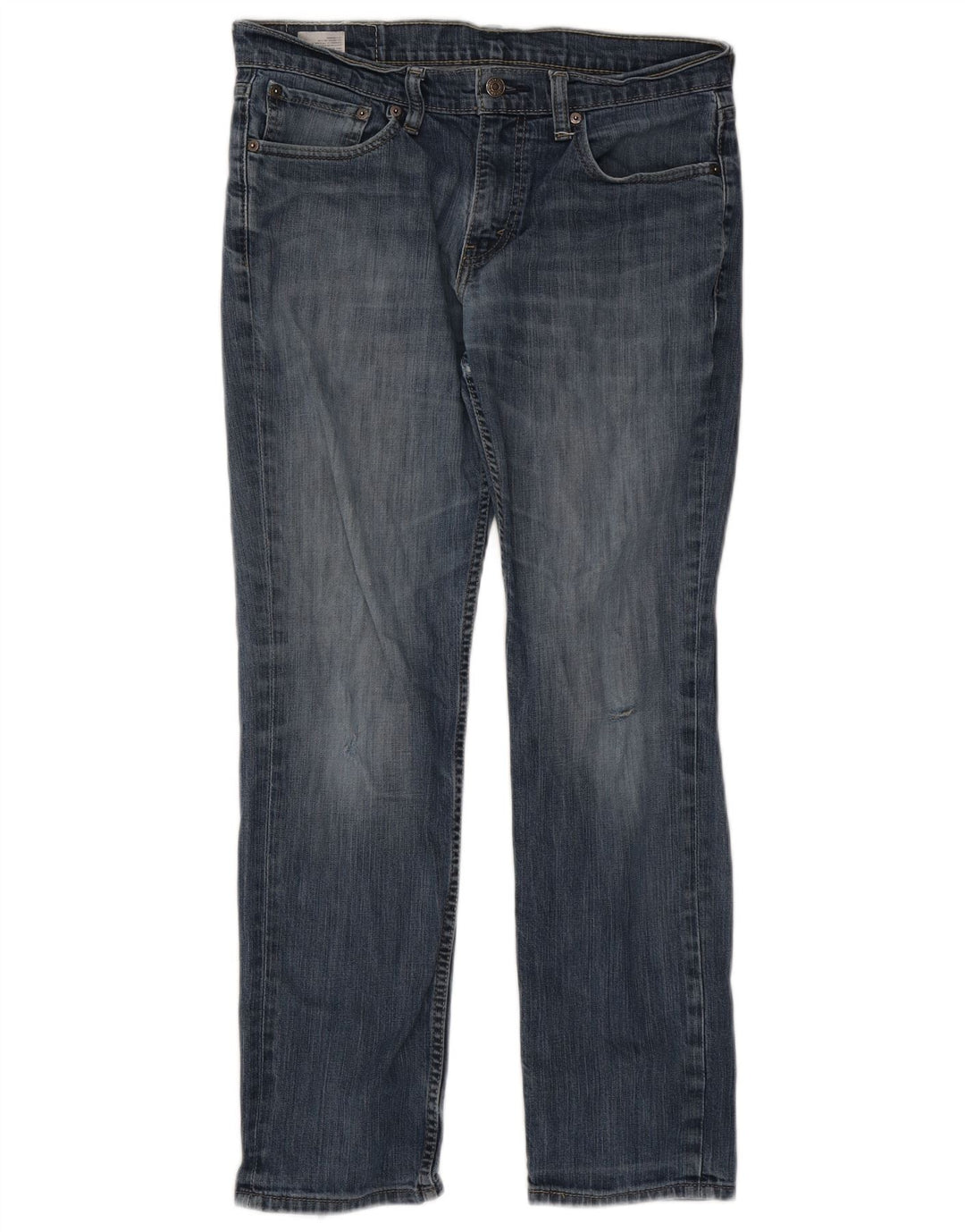 Levi's Mens Straight Jeans W32 L30 Blue Cotton