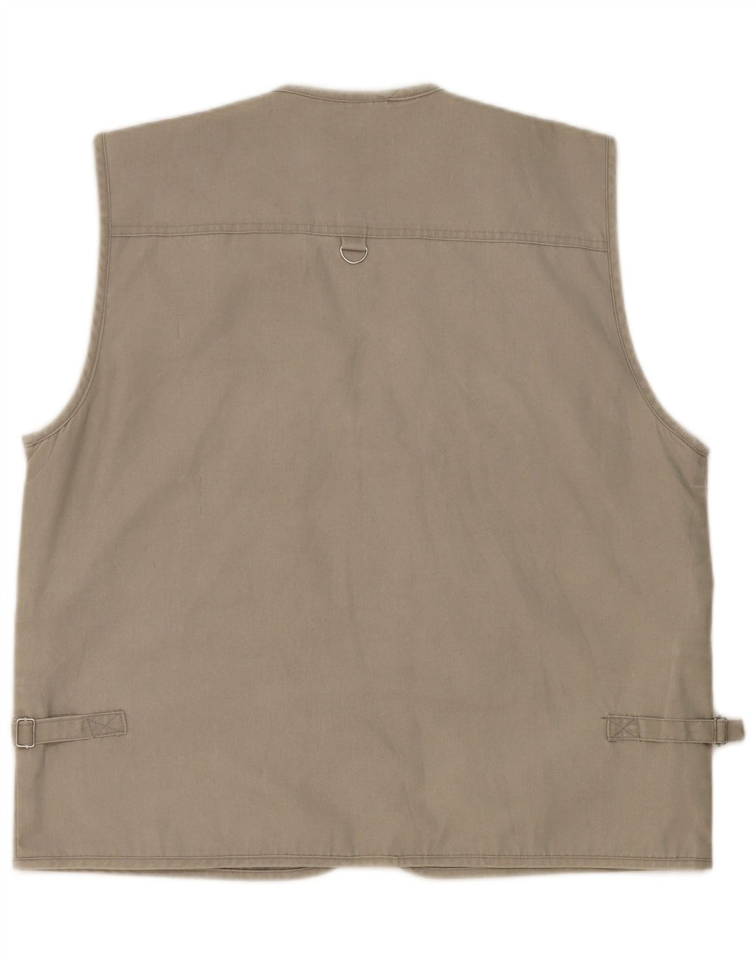 Gilet da uomo vintage UK 38 in cotone grigio medio