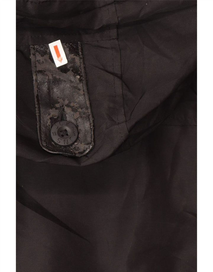 Jack & Jones Veste Bomber À Capuche Homme UK 36 Small Noir Polyamide