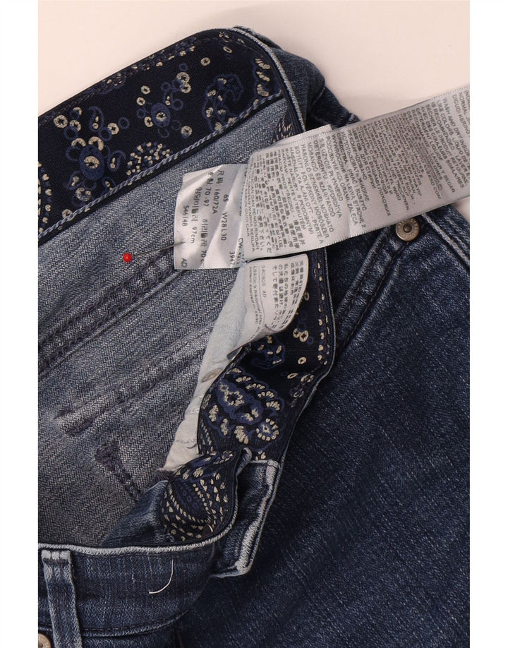 Damskie proste dżinsy Levi's US 6 Medium W28 L25 Niebieskie bawełniane