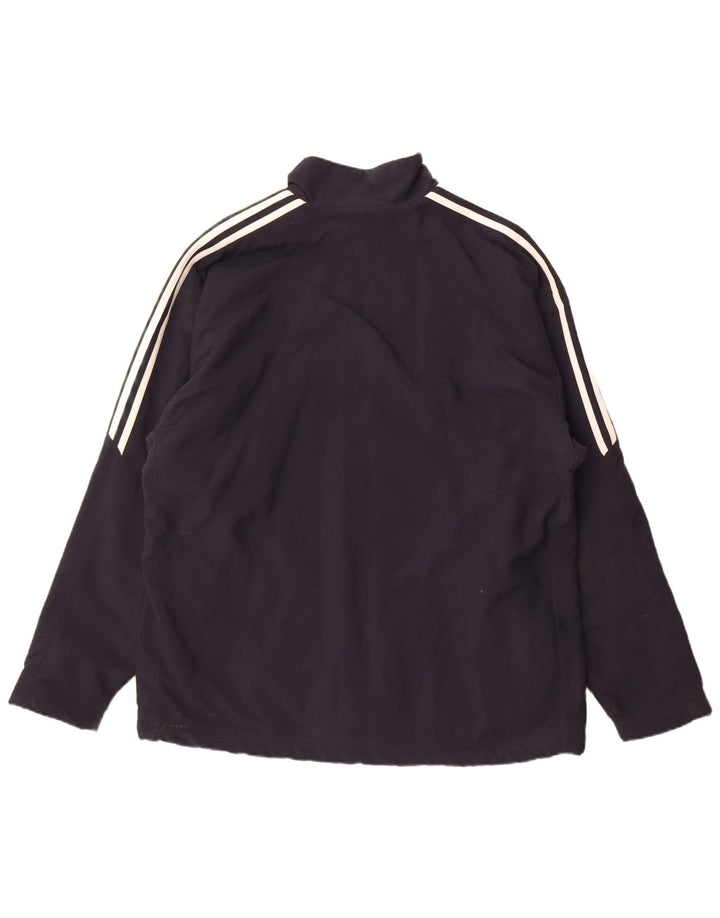 Adidas Herre Pullover Træningsdragt Topjakke UK 40/42 Medium Navy Blue