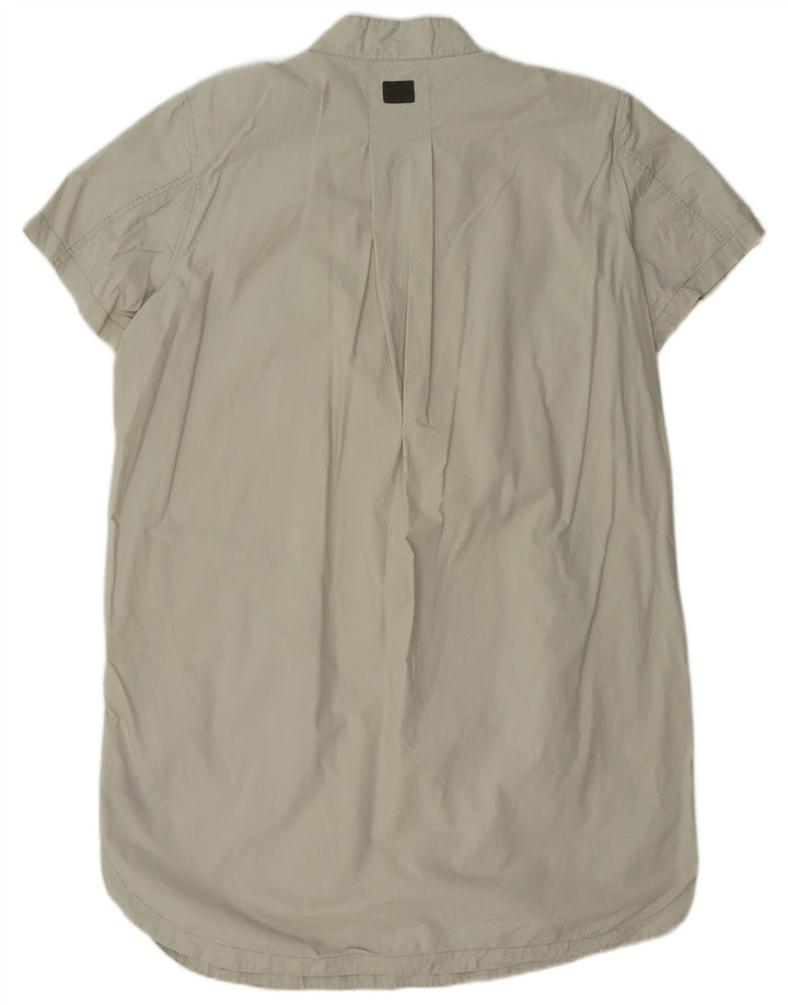 G-Star Womens Shift Dress UK 16 Large Green Cotton