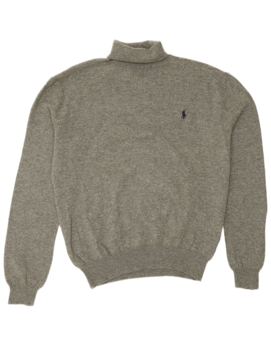 Polo Ralph Lauren Herre rullehals sweater mellemgrå uld