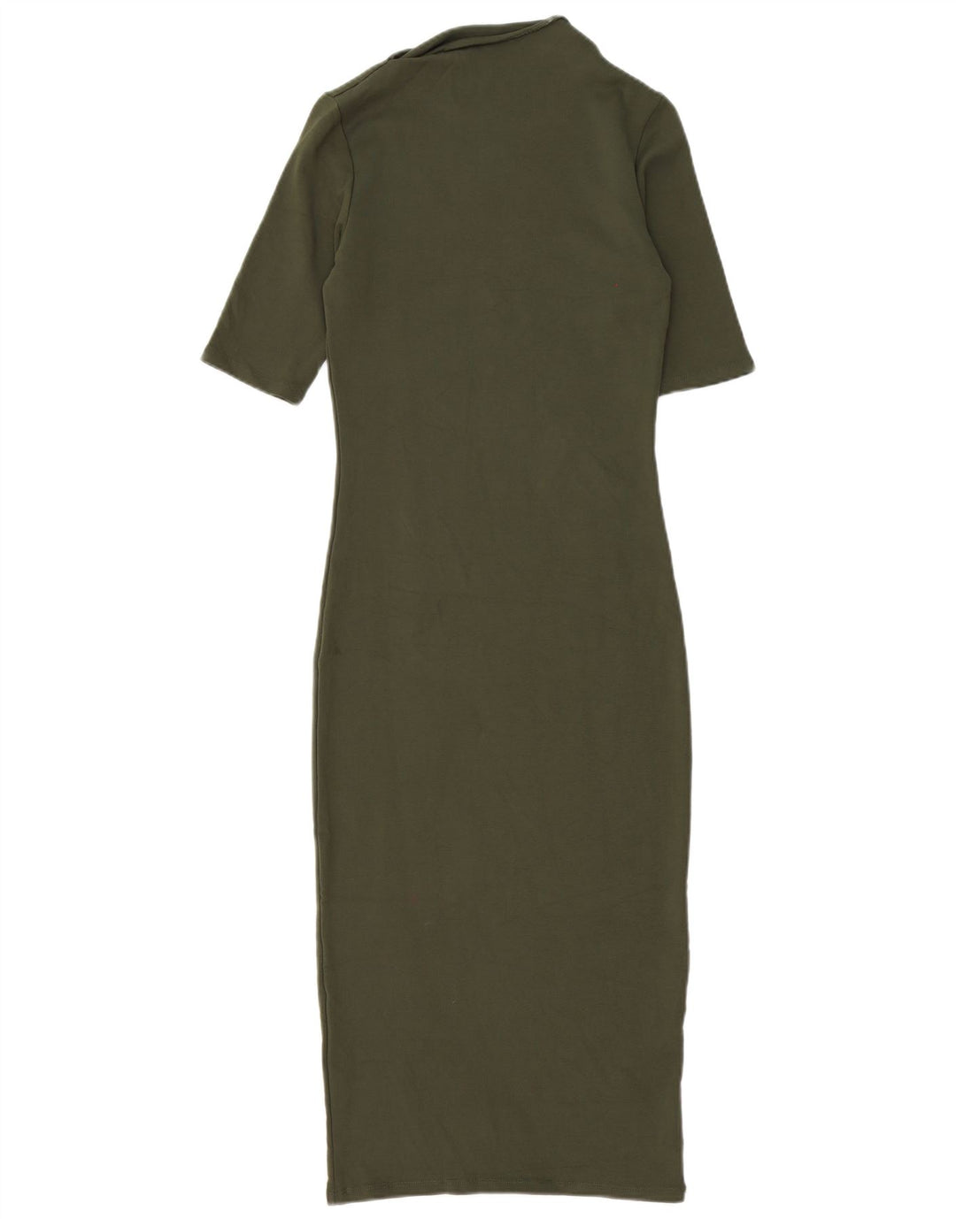 Zara Womens Bodycon Dress UK 10 Small Khaki