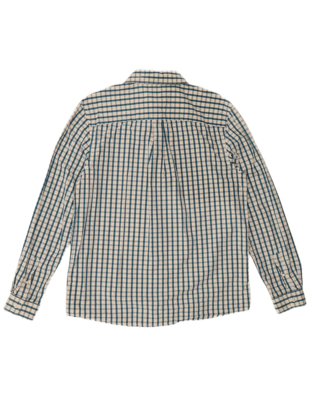 White Stuff Ανδρικό πουκάμισο Classic Fit, μεσαίο μπλε βαμβακερό