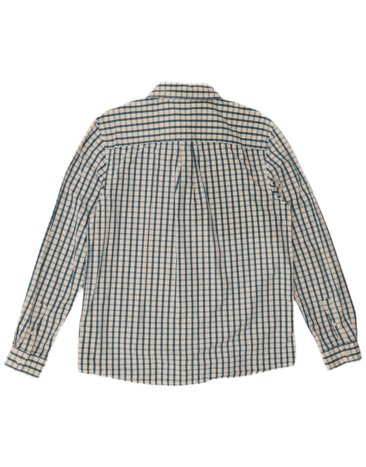 White Stuff Ανδρικό πουκάμισο Classic Fit, μεσαίο μπλε βαμβακερό