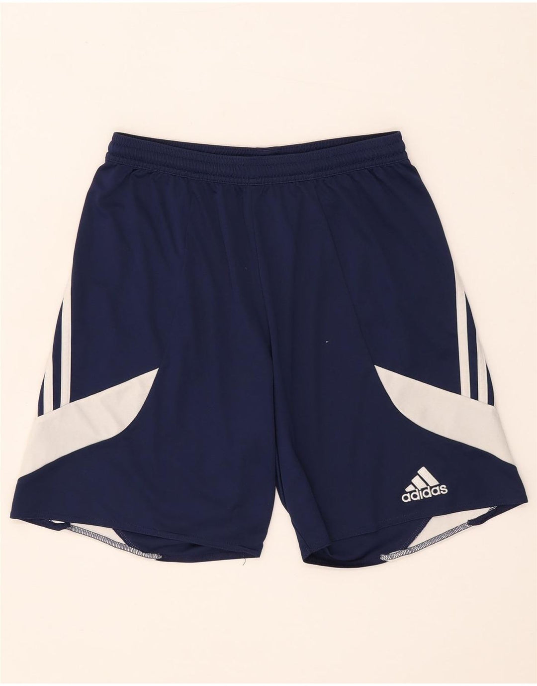 Adidas Herre Climalite Sportshorts Small Navy Blue Colourblock Polyester