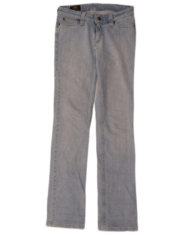 Lee Womens Maddox Slim Jeans W28 L33 Blue Cotton