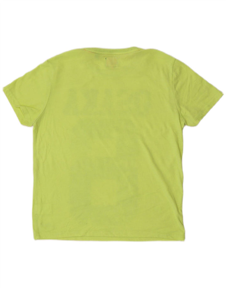 Superdry Mens Osaka Graphic T-Shirt Top 2XL Green Polyester