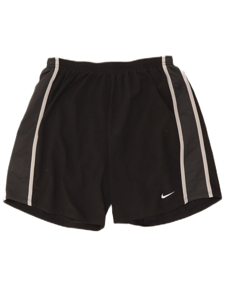 Męskie spodenki sportowe Nike Dri Fit, średni czarny poliester