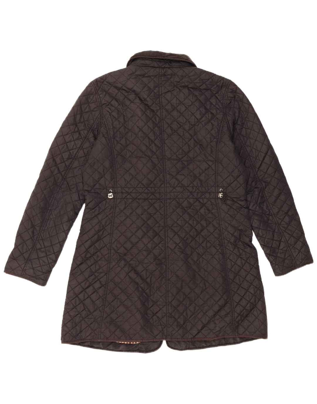 Hobbs Womens Quilted Quilted Jacket UK 14 Medium  Black Nylon