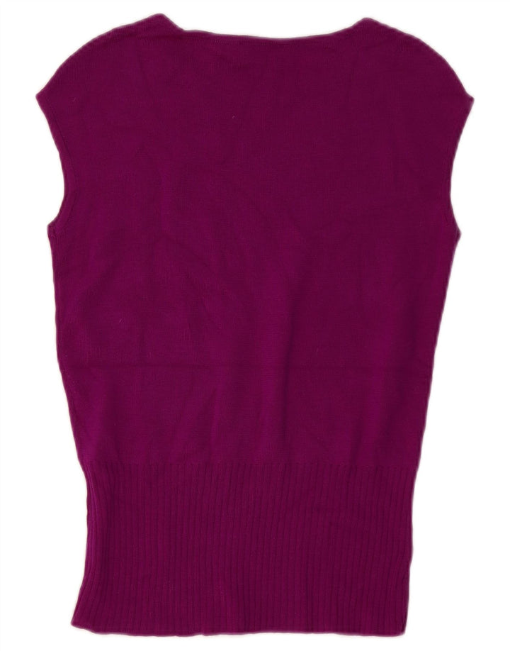Luisa Spagnoli Womens Vest Tank Top UK 12 Medium Purple
