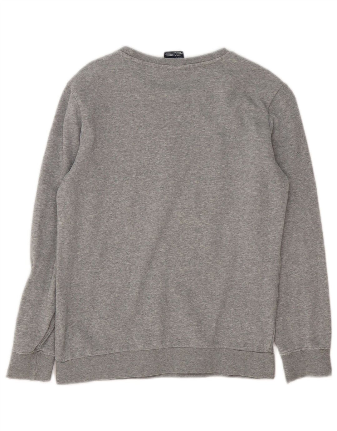 Champion Boys Graphic Sweatshirt Jumper 11-12 Years Large Grey Flecked