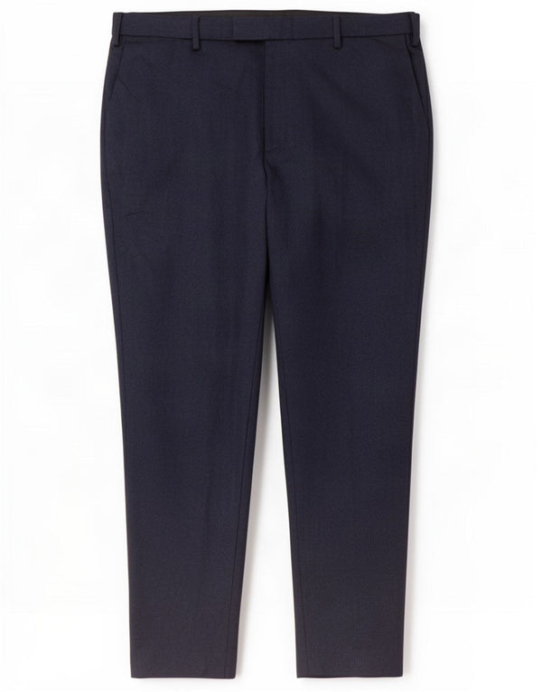 Marks & Spencer Herre Skræddersyet Fit Slim Suit Bukser W40 L33 Marineblå