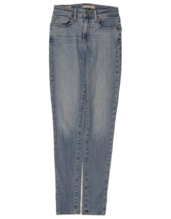 Levi's Damen 721 High Rise Skinny Jeans W26 L30 Blau