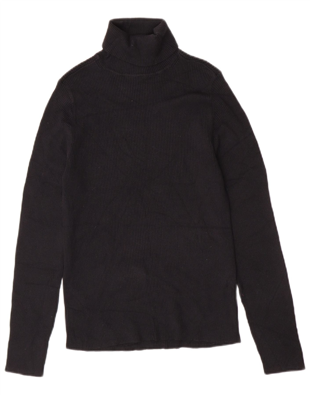 Suéter feminino Marks & Spencer com gola redonda Reino Unido 12 médio preto