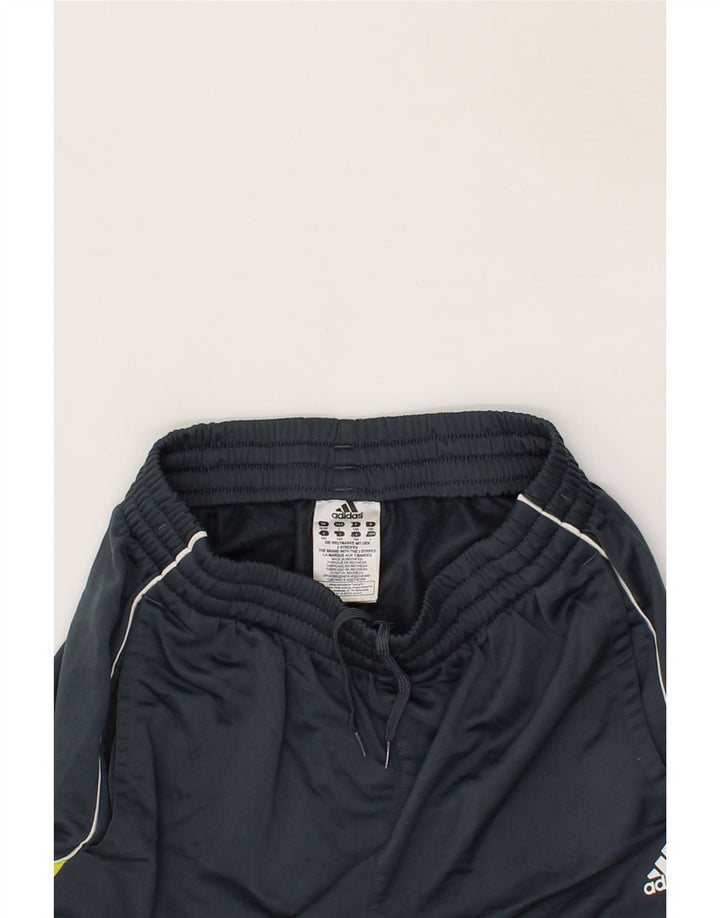 ADIDAS Boys Sport Shorts 13-14 Years  Navy Blue Polyester Vintage Adidas and Second-Hand Adidas from Messina Hembry 