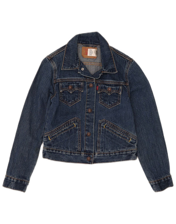 Giacca Jeans Bambina Levi's 7-8 Anni Large Blu Cotone