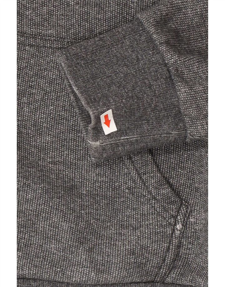 Superdry Mens Hoodie Jumper XL Grey Cotton