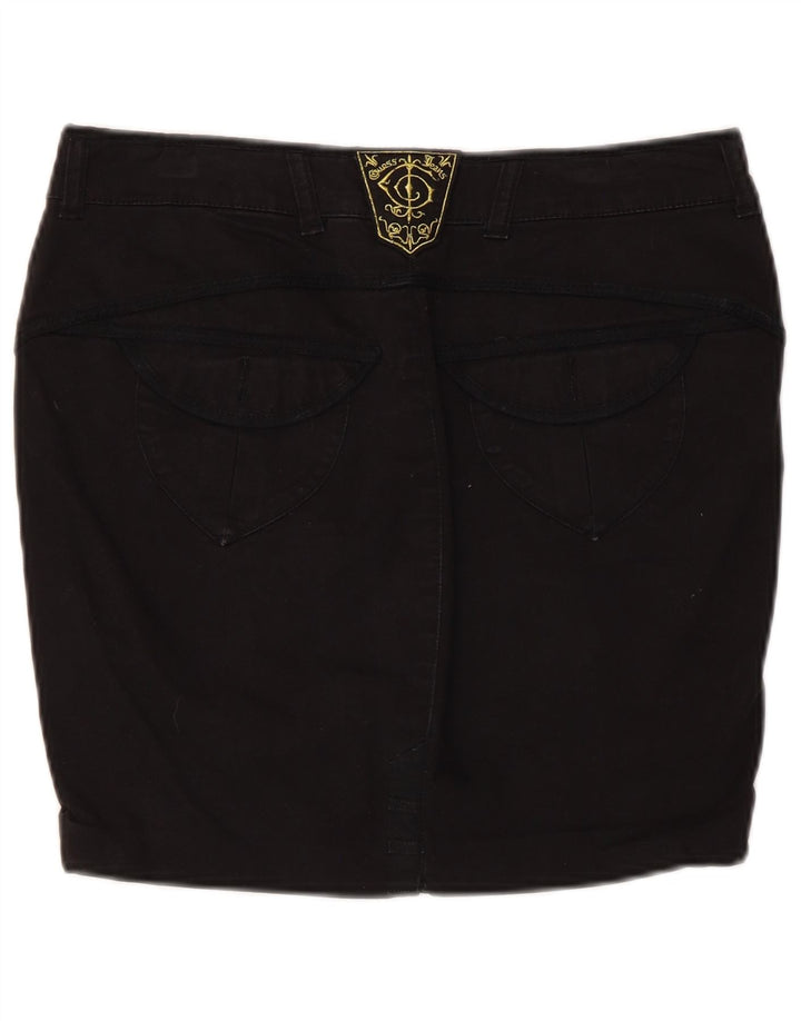 Guess Damen Minirock W28 Mittelschwarze Baumwolle