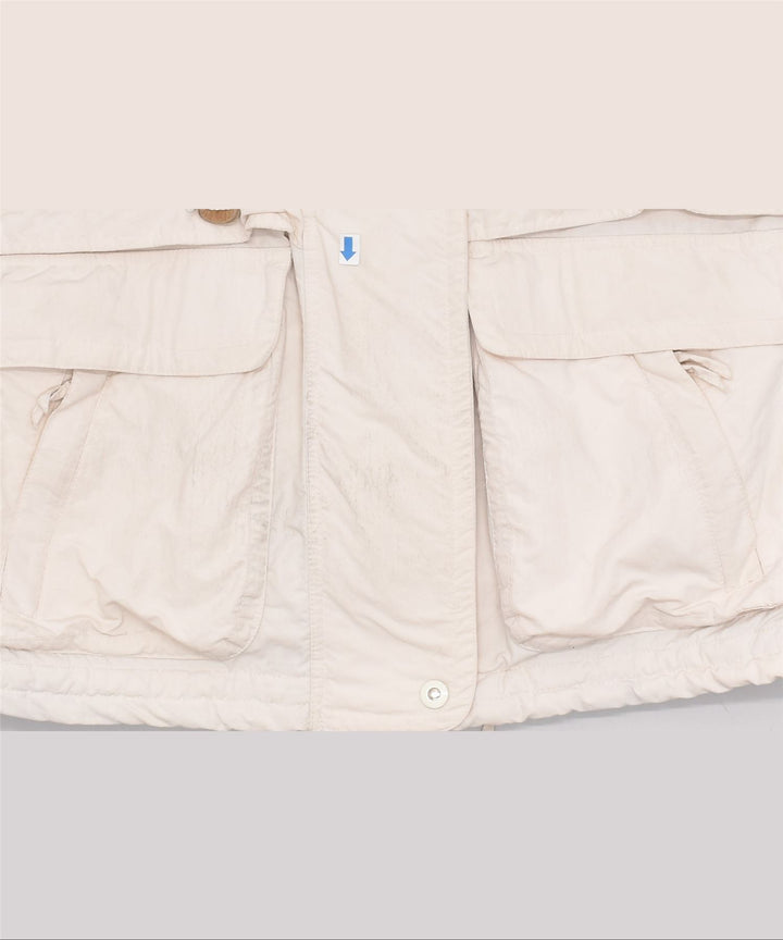 KLEPPER Womens Parka Jacket UK 20 2XL Off White Polyester | Vintage | Thrift | Second-Hand | Used Clothing | Messina Hembry 
