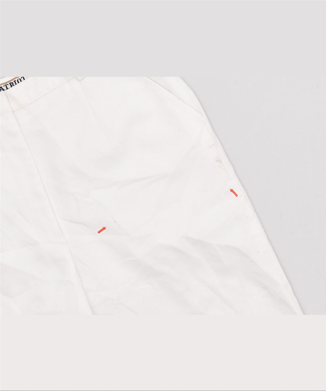 PATRIOT Womens Straight Chino Trousers W30 L36 White | Vintage | Thrift | Second-Hand | Used Clothing | Messina Hembry 