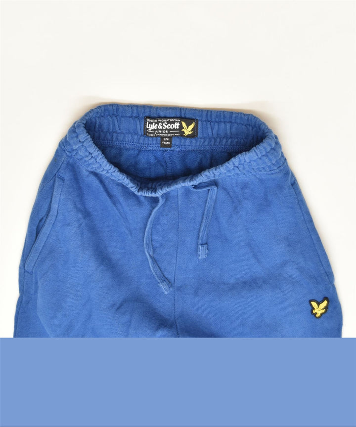 LYLE & SCOTT Boys Tracksuit Trousers Joggers 3-4 Years Blue Sports | Vintage | Thrift | Second-Hand | Used Clothing | Messina Hembry 