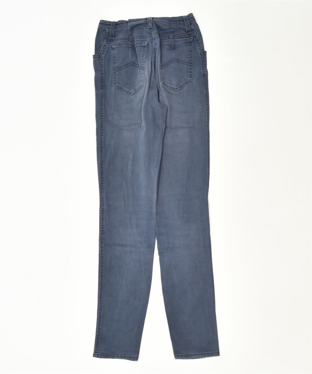 ARMANI JUNIOR Girls Skinny Casual Trousers 10-11 Years W22 L29 Blue | Vintage | Thrift | Second-Hand | Used Clothing | Messina Hembry 