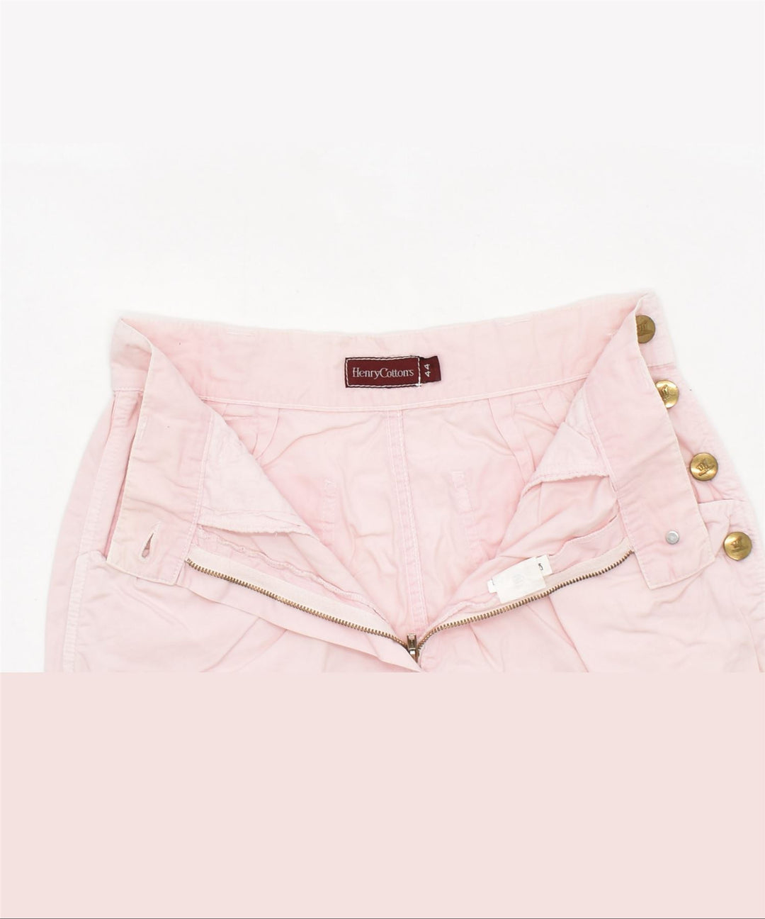 Henry Cottons Womens A-Line Skirt XS Size 44 Pink Cotton 90s | Vintage | Thrift | Second-Hand | Used Clothing | Messina Hembry 