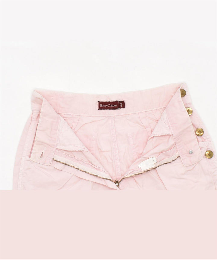 Henry Cottons Womens A-Line Skirt XS Size 44 Pink Cotton 90s | Vintage | Thrift | Second-Hand | Used Clothing | Messina Hembry 