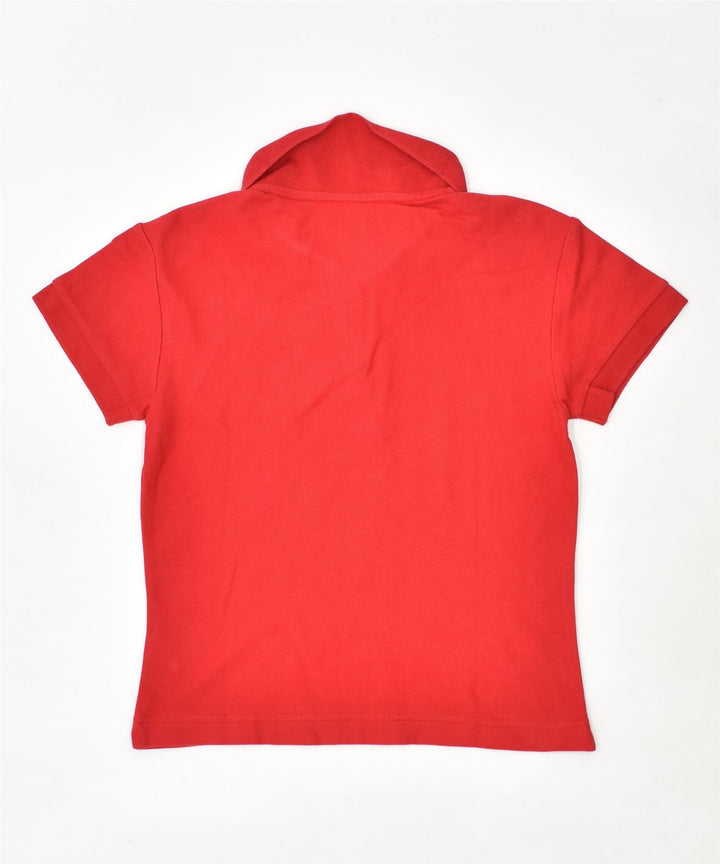 FILA Womens Polo Shirt UK 8 Small Red Cotton | Vintage | Thrift | Second-Hand | Used Clothing | Messina Hembry 