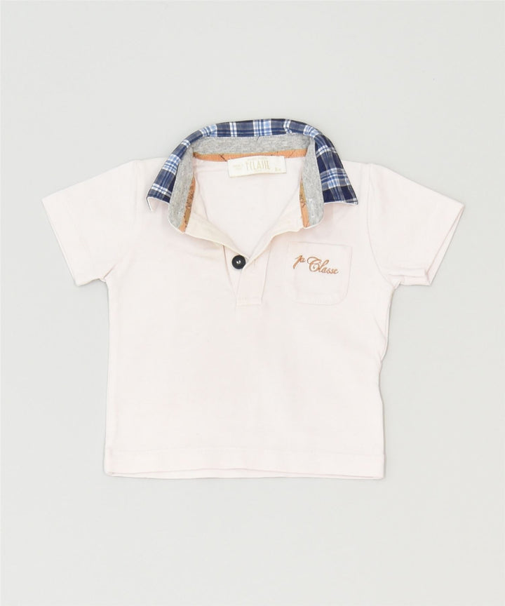 ALVERO MARTINI 1A CLASSE Boys Polo Shirt 3-6 Months Pink Classic | Vintage | Thrift | Second-Hand | Used Clothing | Messina Hembry 
