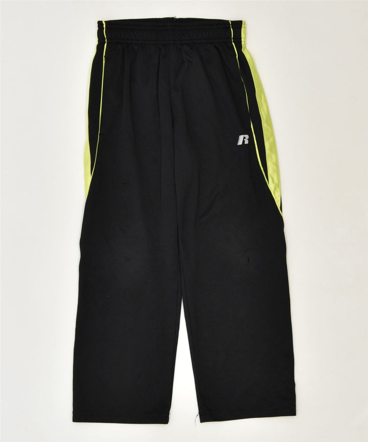 RUSSELL ATHLETIC Boys Tracksuit Trousers 7-8 Years Medium Black Sports | Vintage | Thrift | Second-Hand | Used Clothing | Messina Hembry 