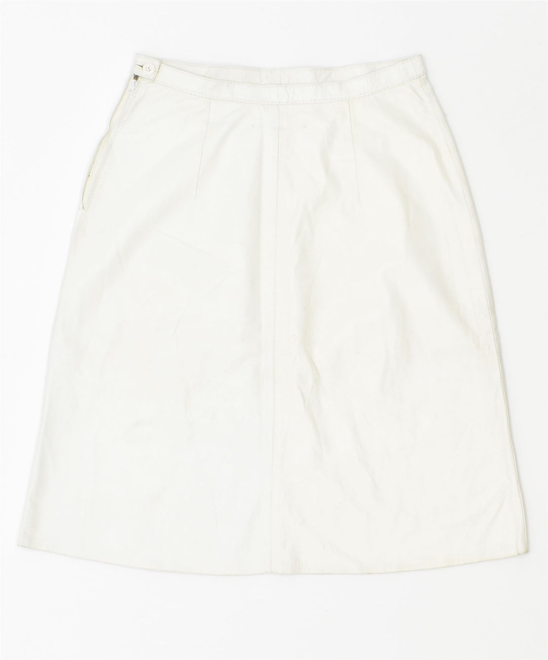 VINTAGE Womens A-Line Skirt Small W26 White | Vintage | Thrift | Second-Hand | Used Clothing | Messina Hembry 