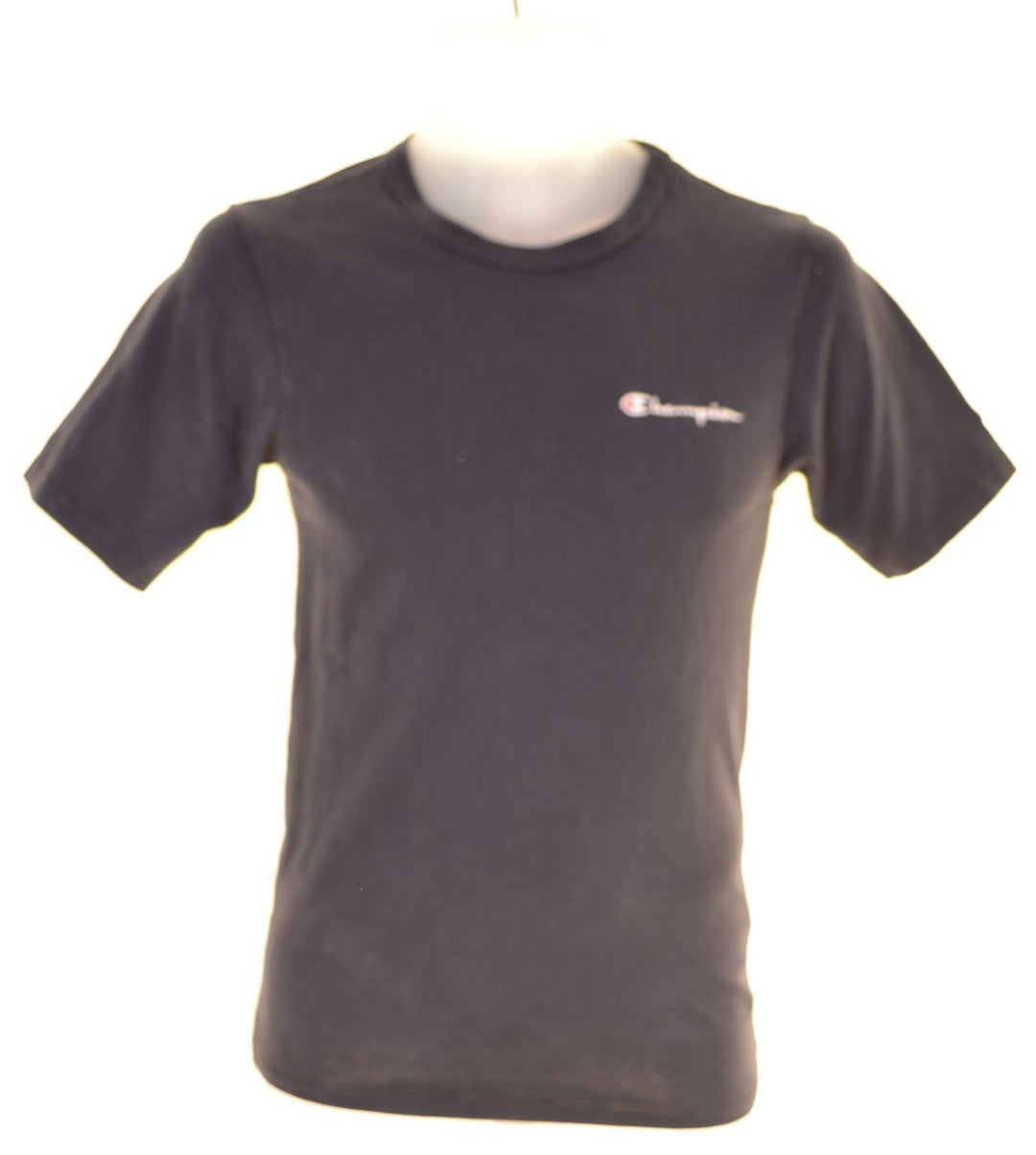 CHAMPION Womens T-Shirt Top Size 4 XS Navy Blue Cotton - Second Hand & Vintage Designer Clothing - Messina Hembry