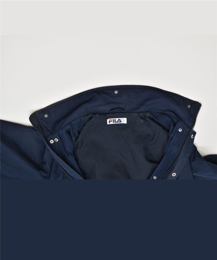 FILA Boys Windbreaker Jacket 13-14 Years Blue Polyester | Vintage | Thrift | Second-Hand | Used Clothing | Messina Hembry 
