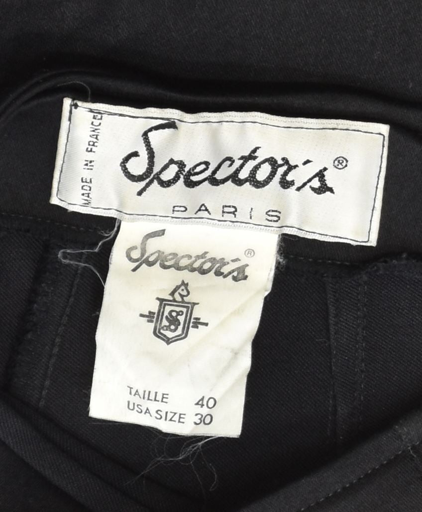 SPECTOR'S Womens Pencil Skirt EU 40 Medium W27 Black Viscose Vintage | Vintage | Thrift | Second-Hand | Used Clothing | Messina Hembry 